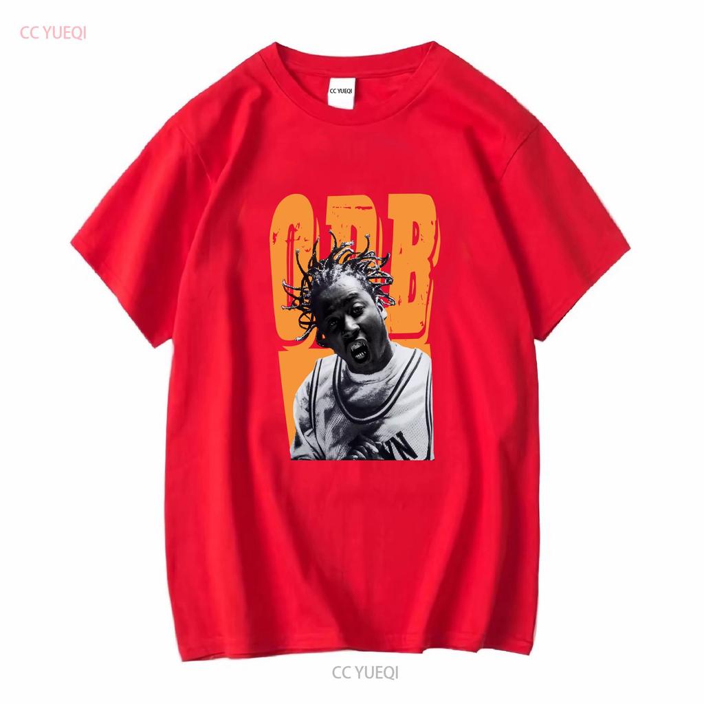 OL DIRTY BASTARD TRIČKO S POTISKEM OBLIČEJE vintage Vyprané Pohodlné módní Mírně Stylové streetwear grafika homme Prodyšné Měkké