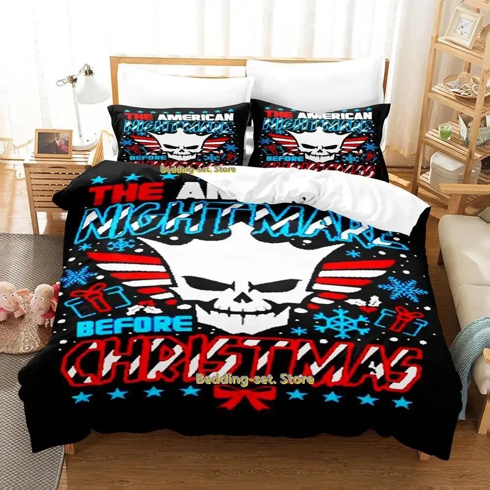 Nytt Cody Rhodes American Nightmare Sängklädesset Enkelt Twin Full Queen King Size Sängset Vuxen Barn Sovrum Påslakan Set Anime