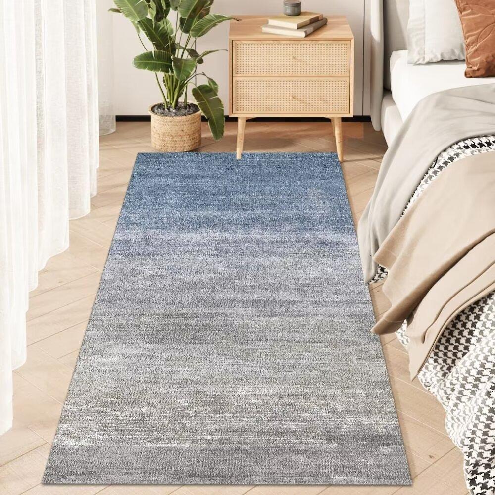Modern Carpet for Bedside Soft Bedside Rugs Large Living Room Floor Mat Rectangular Balcony Mats Simple Room Decoration Runner