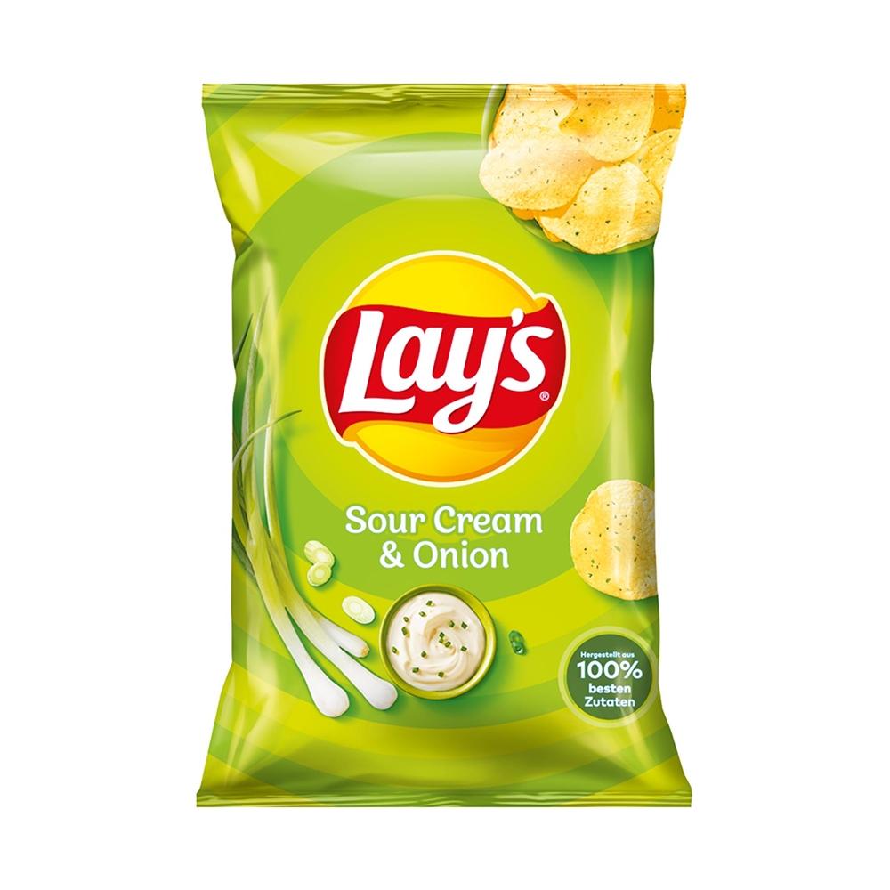 Lay'S Potato Chips Sour Cream & Onion 150G