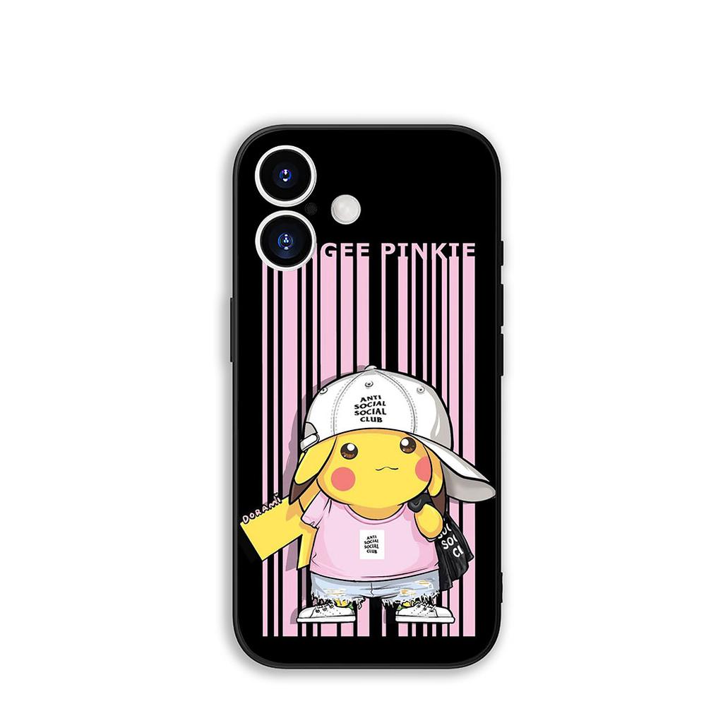 for Samsung Galaxy A07 A13 A12 A23 A42 A50 A51 A52 A53 A70 A71 A72 A21S A04 Note 20 9 8 10 Case P-Pokemon GO Gengar P-Pikachu