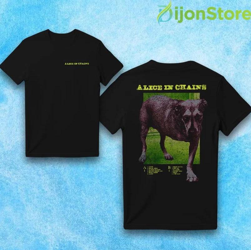 Alice In Chains Dog Tour – Classic Grunge Concert Sweatshirt for Fans 4XL