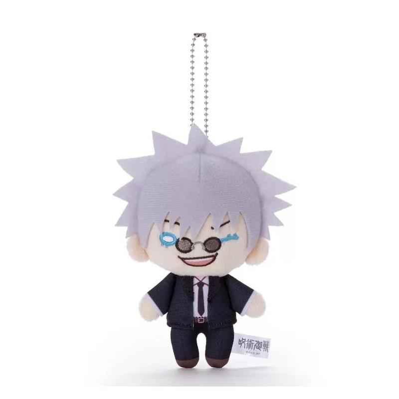 New Cute 12cm Anime Plush Pendant Jujutsu Kaisen Satoru Gojo Geto Suguru Cosplay Mini Doll Stuffed Decorative Toy Fans Gift