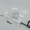 8025 Green Red Bule White Four color 4pin LED PC Computer Case Brushless Cooling Fan 80*80*25mm DC 12V 3pin to 4Pin Cooler