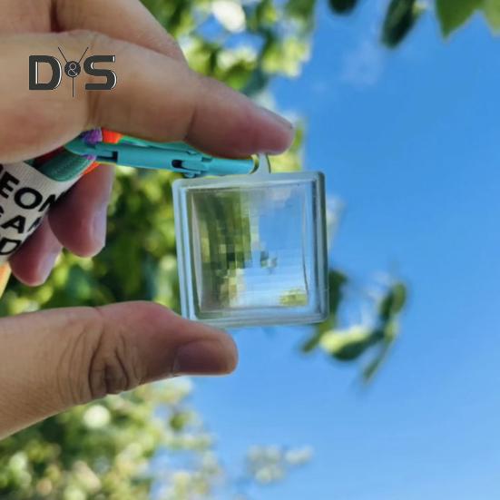 Pixel Lens Schlüsselanhänger Anhänger Fotografie Optisches Design Pixel World Fotografie-Tool Einfach zu verwendende Pixel Lens Befestigung
