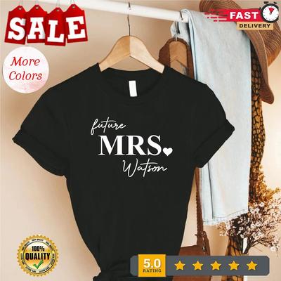 Personalized Future Mrs T-shirt, Custom Future Mrs Shirt, Engagement Gift Custom