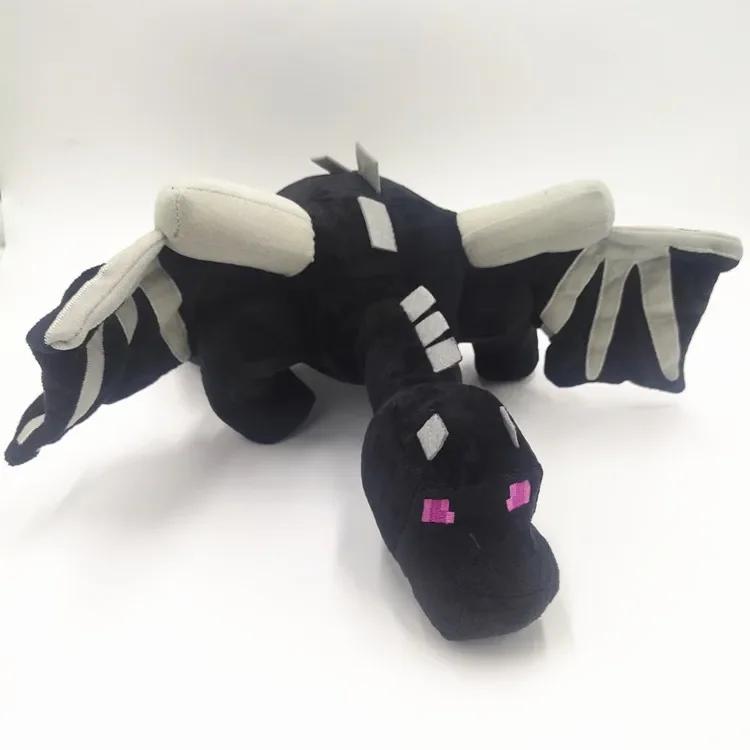 60cm Game MC Ender Dragon Enderdragon Plush Toys Doll Black Ender Dragon Plush Soft Stuffed Animals Toys Gifts for Children Kids