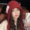 Autumn And Winter Warm Handmade Braid Knitted Hat Trend   Patch Tassel Wool Hat
