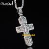 Mens Greek Orthodox Jesus Crucifix Cross Pendant Necklace Stainless Steel Gift