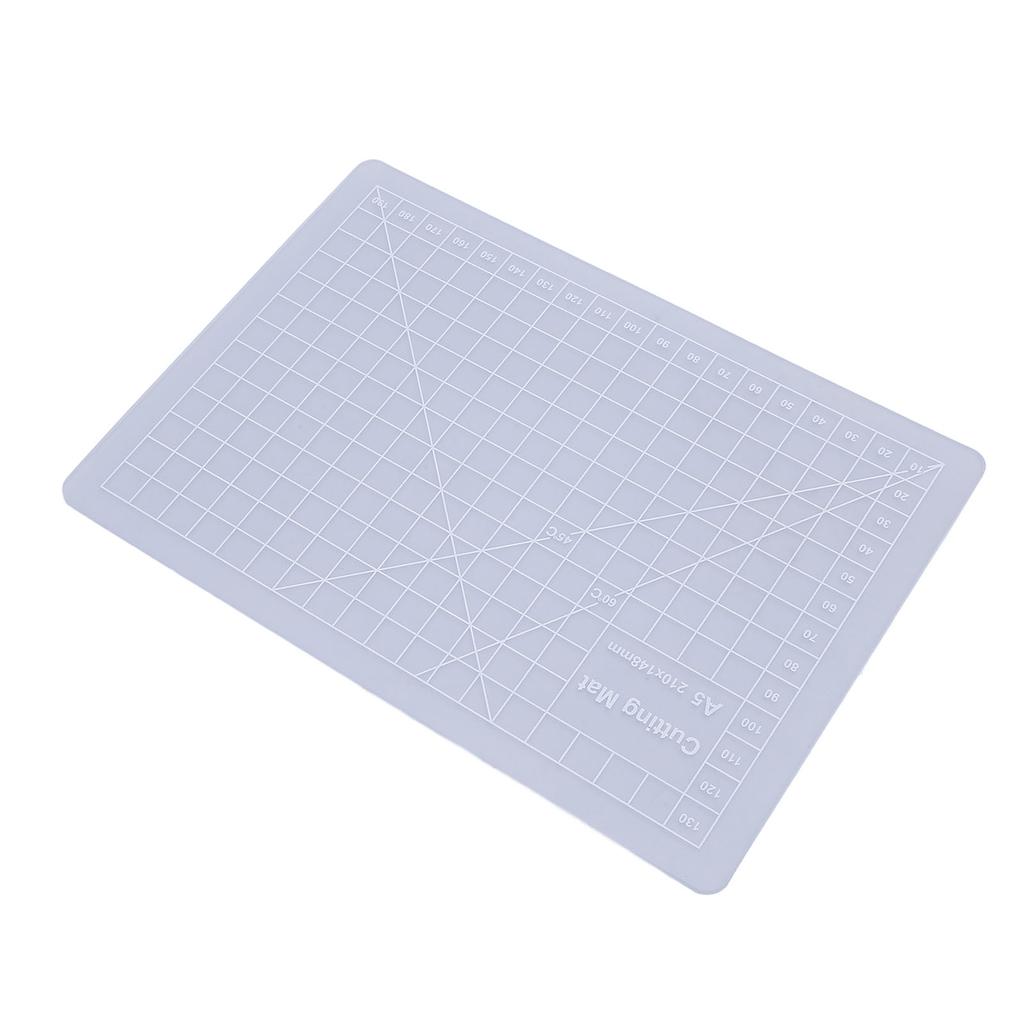 Transparent Cutting Mat Composite PVC Versatile Non Slip Pad Board for Crafting Writing Painting