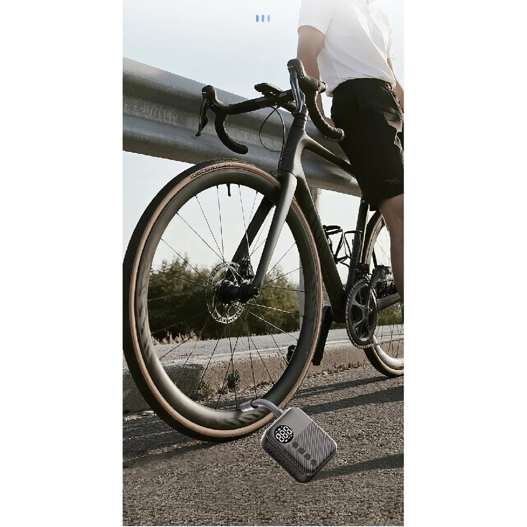 TWTOPSE Cycling Bike Mini Wireless Inflatable Pump Portable Bicycle Electric Vehicle Tire Inflator Smart Digital Display Pump
