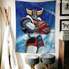Grendizer Goldorak Wall Tapestry Aesthetic Wall Hanging Printed Fabric Blanket Decorative Tapestries for Bedroom Living Room Home Decor
