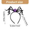 Pack of 10 Creative Halloween Party Headwears Comfortable and Durable Party Headbands for Halloween Festivities