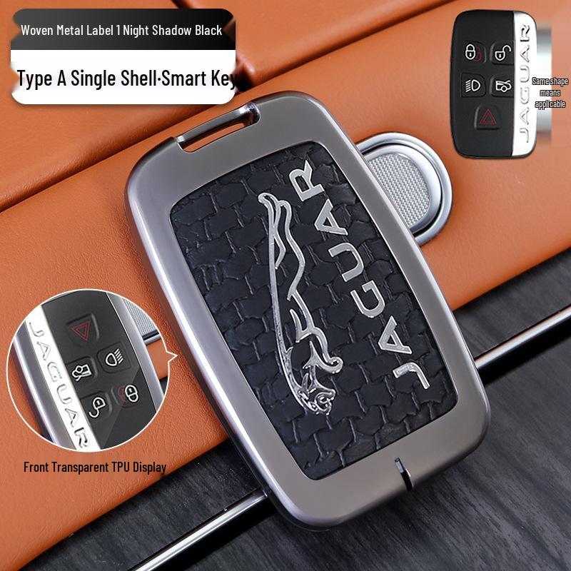 Pouzdro na klíče Jaguar XEL/XFL/F-PACE/E-PACE/F-TYPE Kovový kryt
