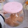 Transparent Storage Box Stool Multipurpose Children Storage Bench Plastic Round Stool  Living Room