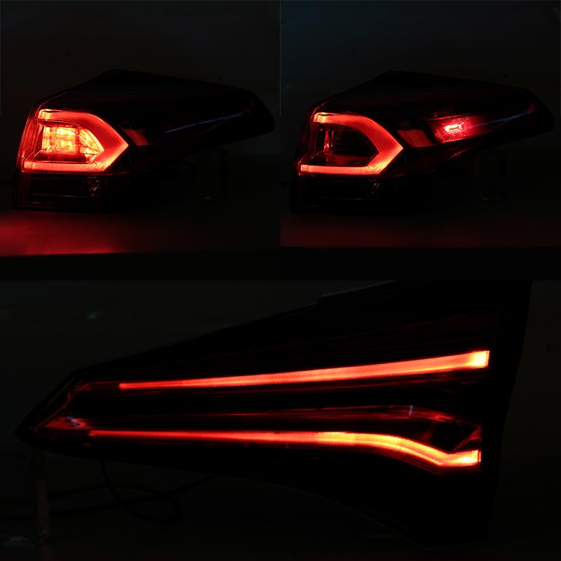 Auto LED Tail Light For Toyota RAV4 2016 2017 2018 Rear Warning Brake Stop Light Turn Signal Lamp US Version Car Accessories
