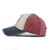 Pure Cotton Color Matching Baseball Cap Neutral Casual Cap Adjustable Sun Hat Four Seasons Wide Brim Hat Casual Versatile