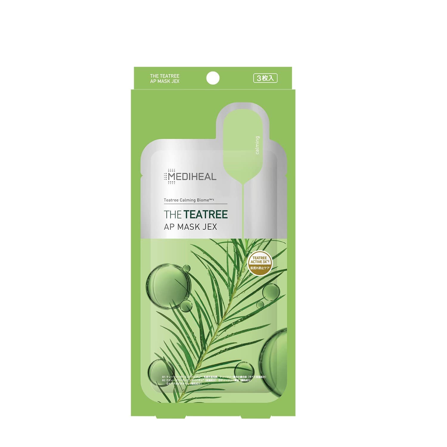 

MEDIHEAL THE TEATREE Ampoule Mask JEX 3 pieces [Genuine product]