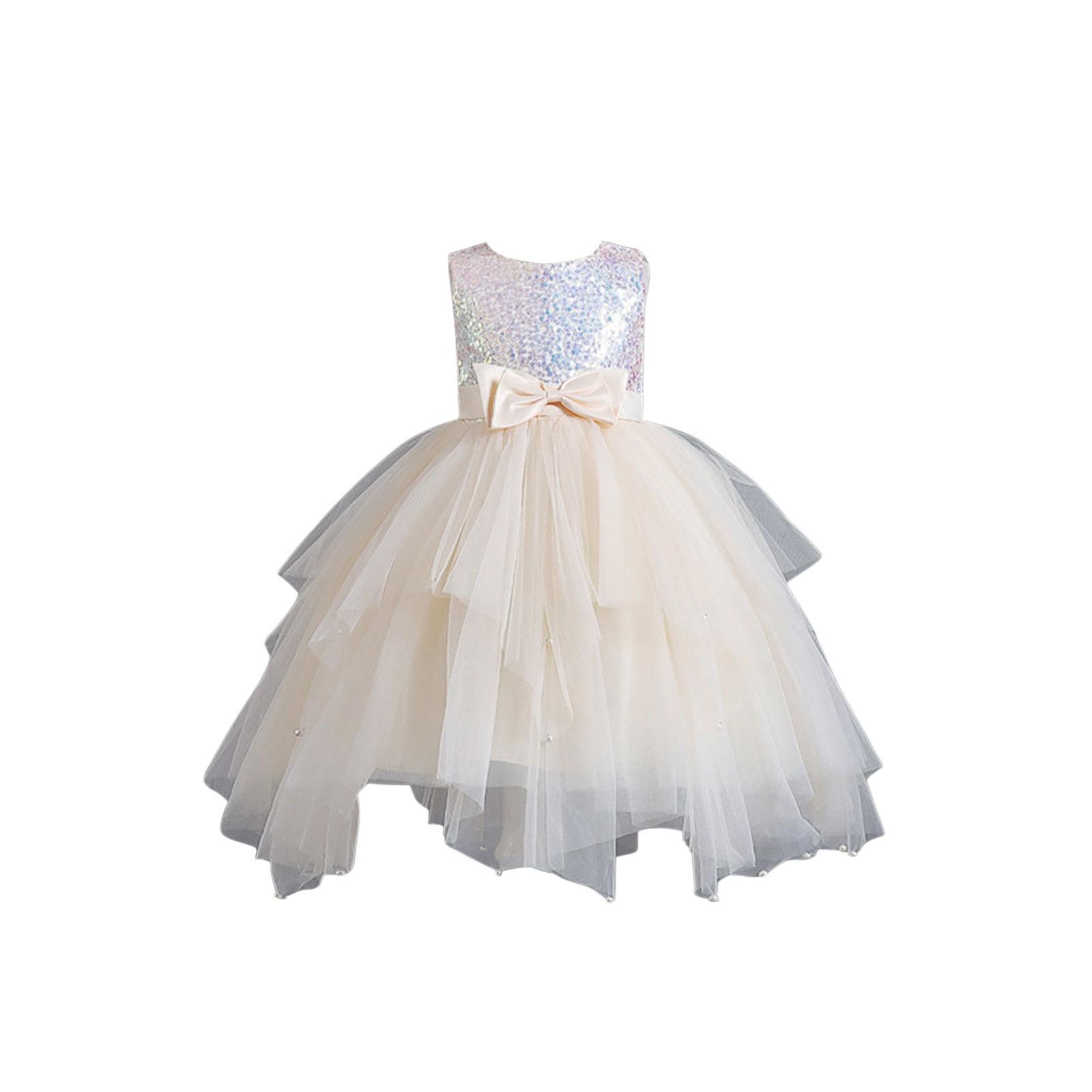 

Детское платье с бисером для девочек Детское платье Платье принцессы без рукавов для девочки на один год 100