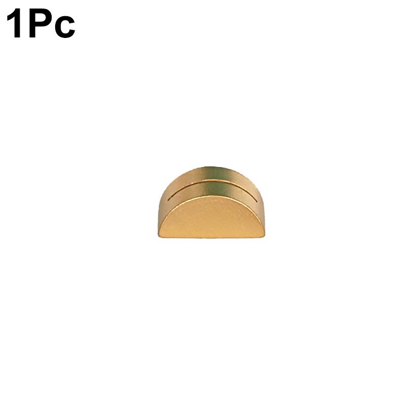 1/6/12pcs Memo Clip Notepaper Half Circle Design Ornament Crafts Party Note Holder Photo Card Holder Multipurpose Gold
