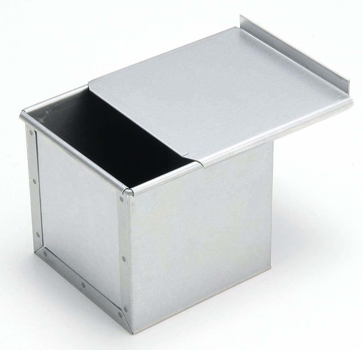 

Tiger Crown Bread Pan with x 6 x Bread Pan with 60 x 60cm Made in Japan Lid, 6.1 6.1cm (H) / Lid, (Deep), 0.7mm Thick, No. 2401,