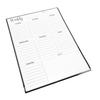 Magnet Weekly Planner Dry Erase Whiteboard Vertical To Do List Sheet for Home Office Classroom Stainless Steel Fridge