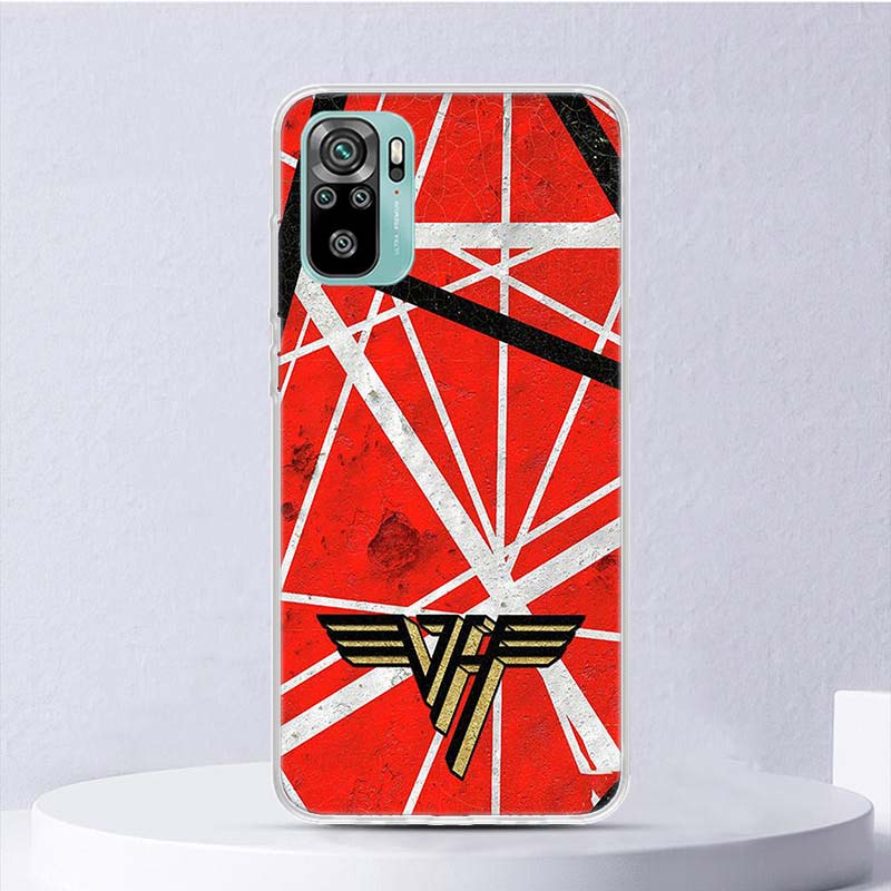 Eddie Van Halen Graphic Guitar Soft Case For Xiaomi Redmi Note 14 13 12S 11S 10S 12 Pro Plus Phone Cover 11 10 11E 11T Note14 Sh