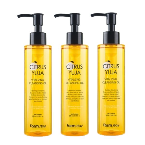 Farm Stay Citrus Yuja Vitalizing Cleansing Oil (200ml / 6.76 fl.oz.) (3 Options)