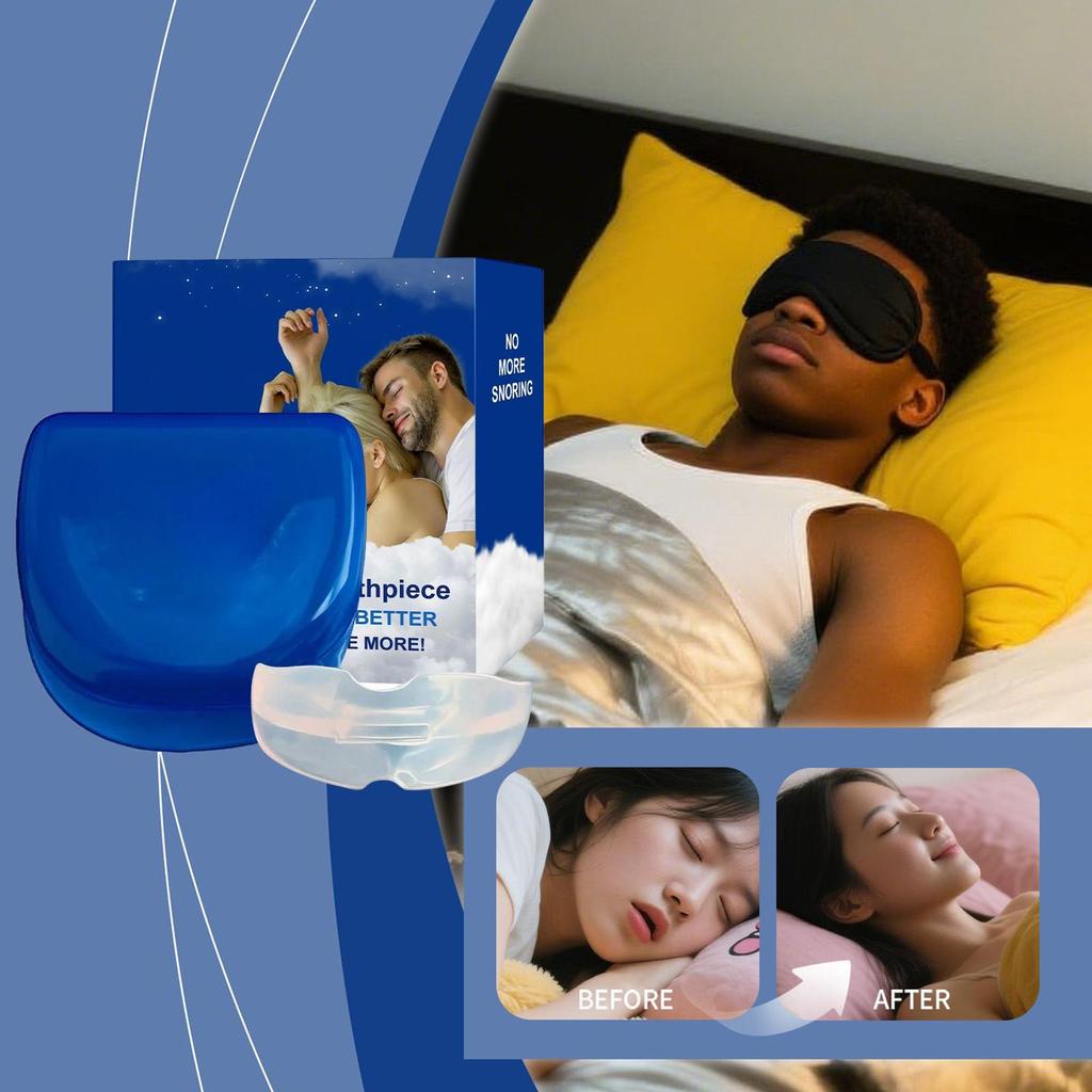 Anti Snoring Mouthpiece Sleeping Devices Anti Snore Mouth Guard Bruxism SnoringStopper Improve Sleep for Snorers Men Women