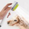 Pet Massage Brush Handheld Shower Head with On/Off Switch Chrome Finish Modern Design 3-Year Warranty