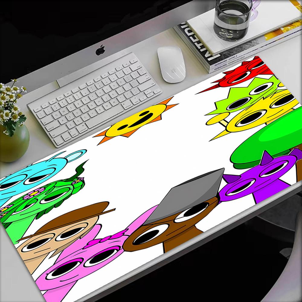 Sprunki Theme Mouse Pad, Non Slip Rubber Base, Multifunctional Office & Home Decor, Perfect for Workspace Personalization.