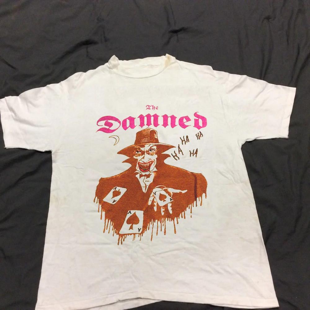 The Damned Band Music White  Cotton Unisex S-234XL BT496 Unisex T-Shirt S
