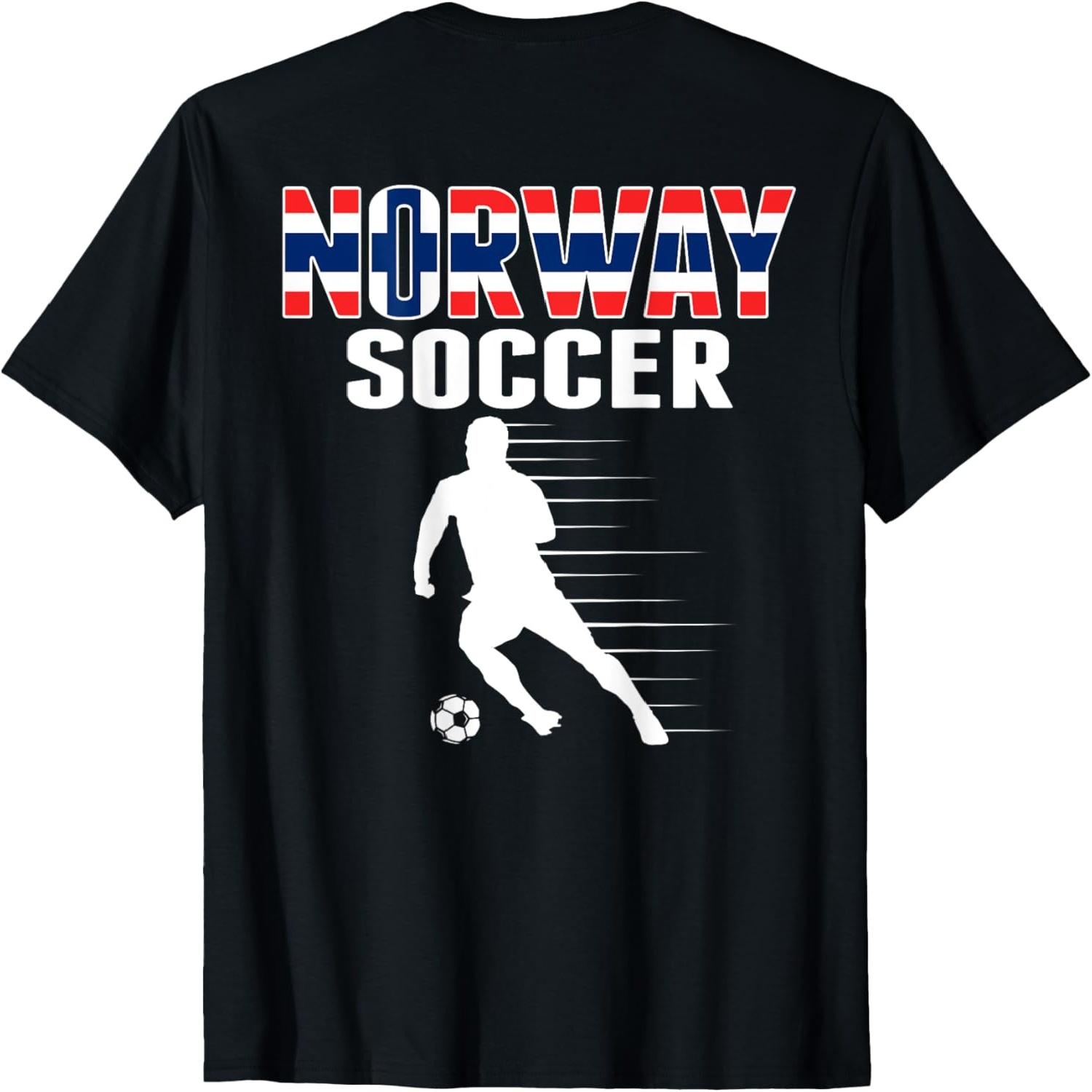 Norway Soccer Fans Jersey - Proud Norwegian Football Lovers T-Shirt(1) S