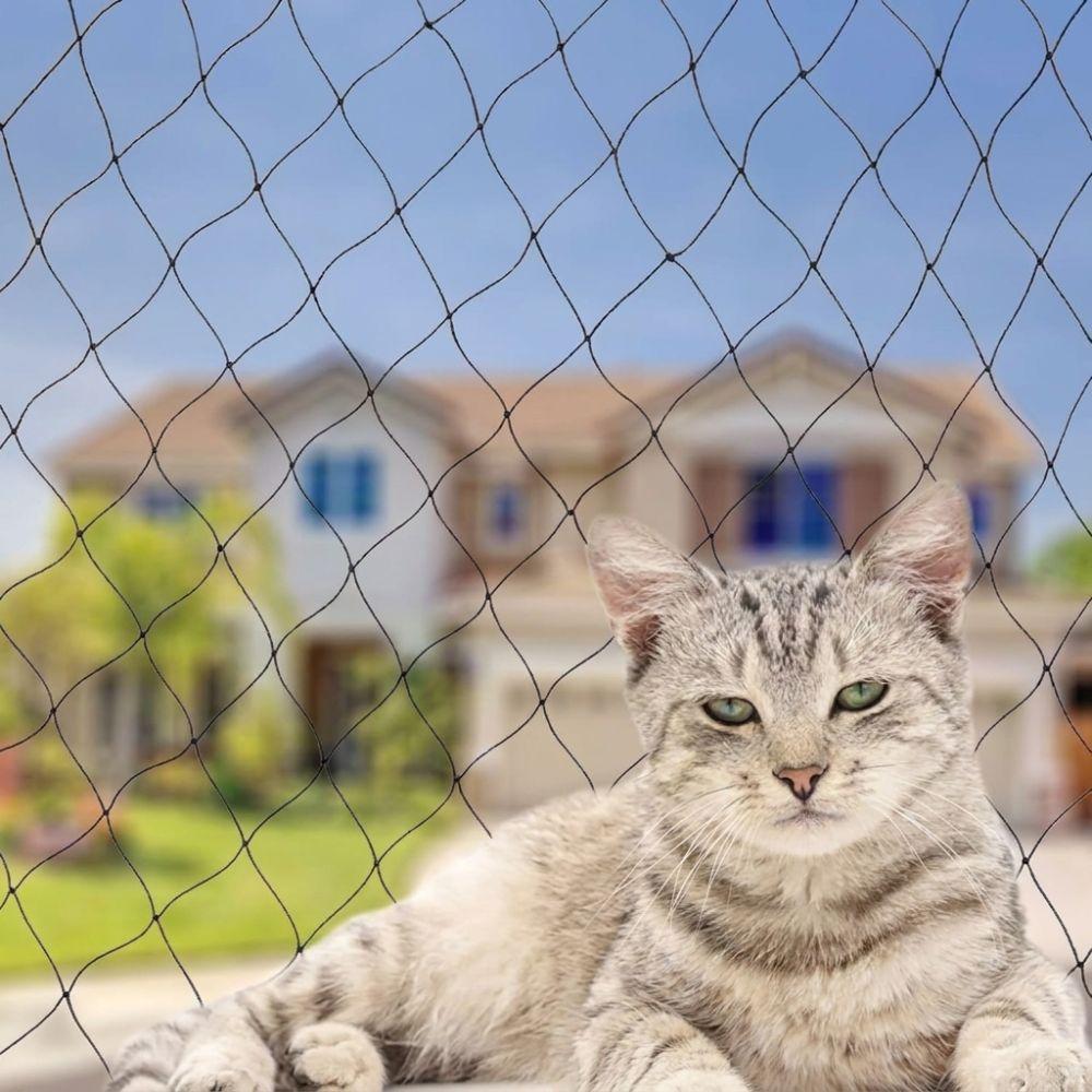 Plastic Pet Balcony Protective Net Bite Resistant Cat Safety Net Cat Window Sill Fence Patio