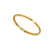 Stainless Steel Gold Color 1 mm Thin Finger Ring With Zirconia Wedding Band Personality High Quality Luxury Jewelry Party Gifts