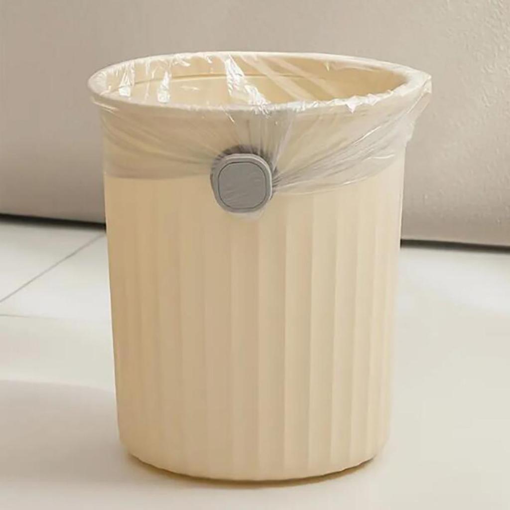 Waste Bin Rotating Fixed Clip Garbage Bag Side Button Waste Basket Fixation Trash Bag Non-Dirty Hand Holder Storage Tool