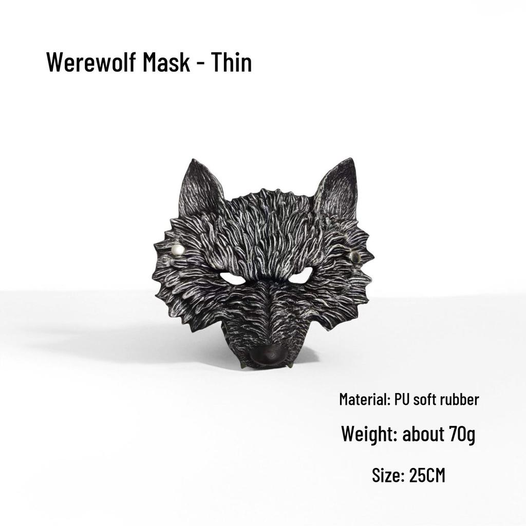 Children's Red Demon Mask Halloween Costume PU Party Prop