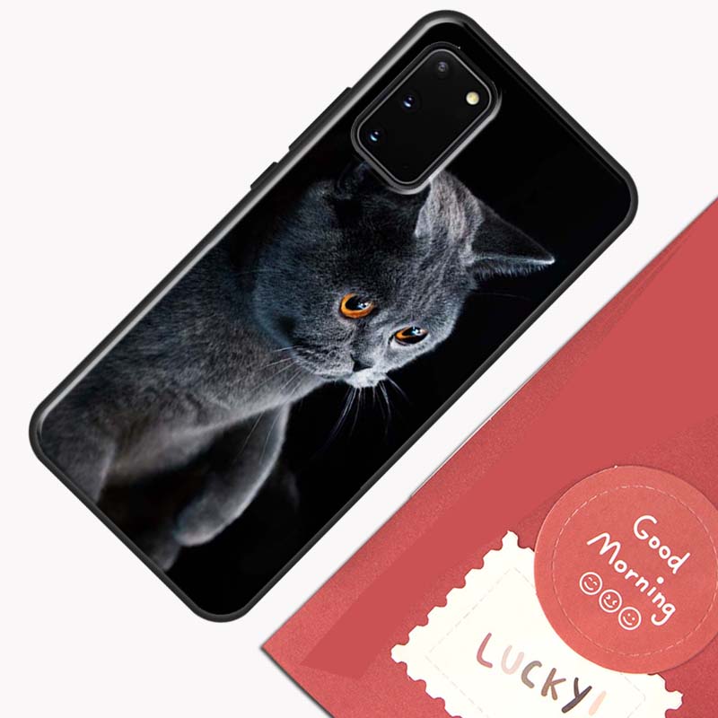 

Beautiful Grey British Shorthair Cat Phone Case For Samsung Galaxy S26 S25 Ultra S20 S21 S22 S23 S24 S10 Plus S25 FE Cover Shell Galaxy S23Ultra