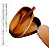 KIKUMO Bentwood Two-Tier Bento Box, 900ml, Natural Lacquer Finish, Lightweight (220g), Includes Wooden Chopsticks and Spoon Set, for Commuting and Out