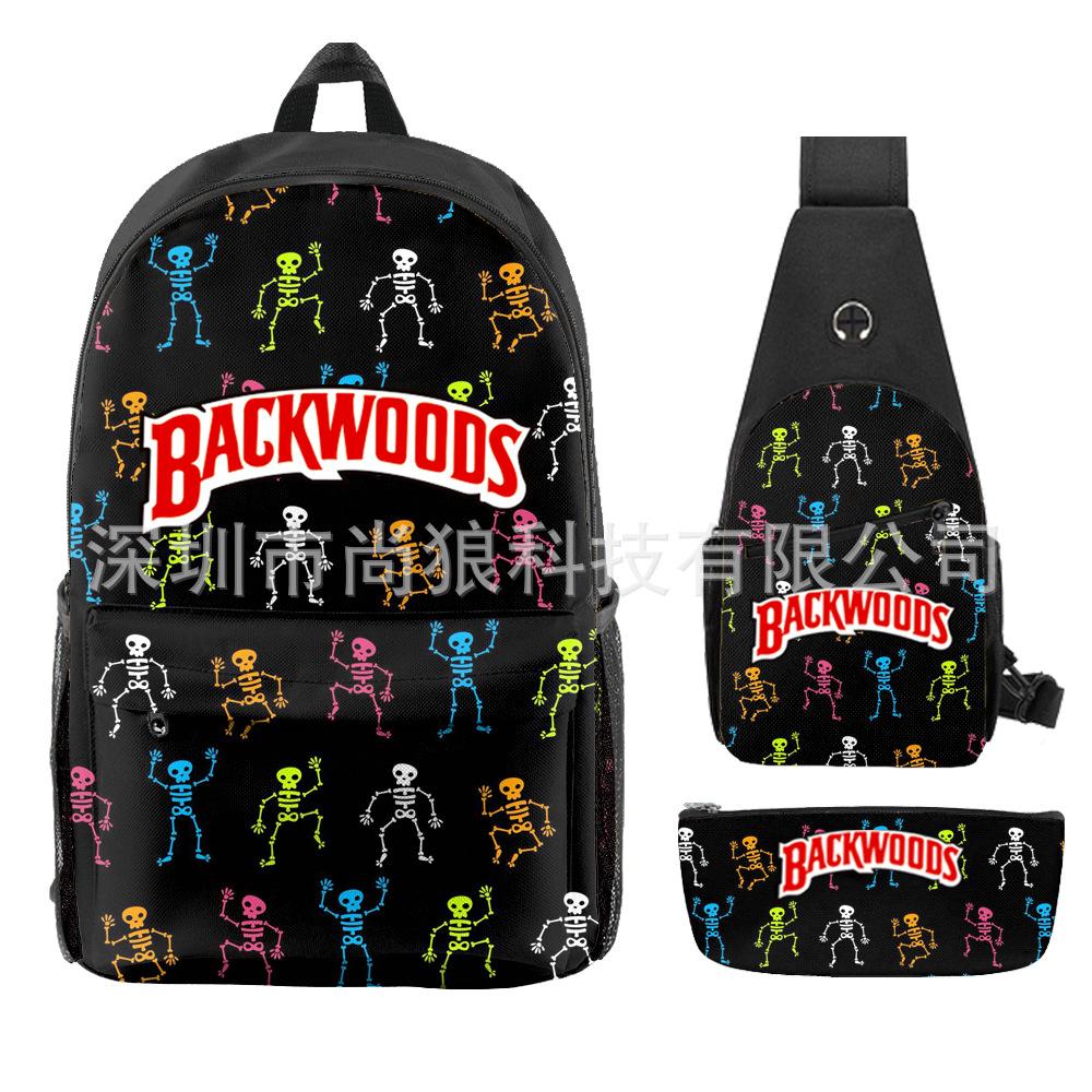 Student School Bag Backwoods Backpack Shoulder Bag School Bag Large Capacity Water-Proof Backpack
