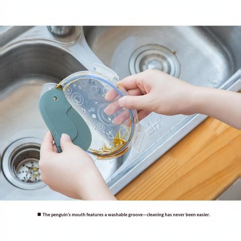Household Kitchen Multifunctional Soft Scraper Dirt And Grease Cleaning Tool Silicone Scraper To Clean Pots And Oil Stains