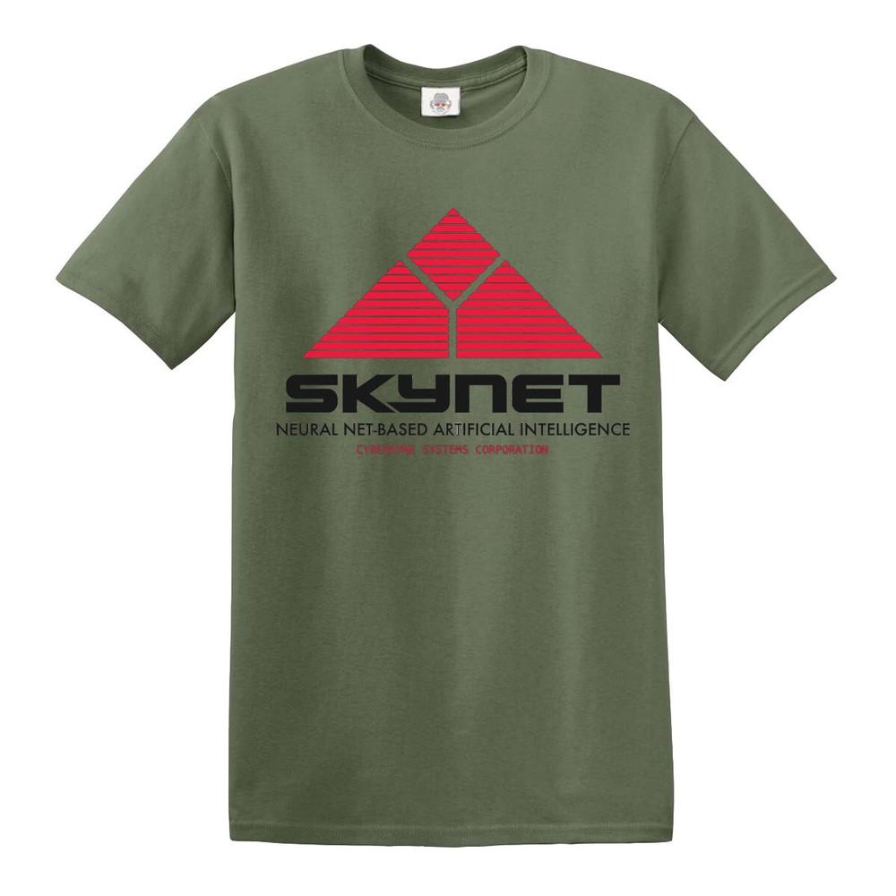 Neues Skynet Vintage T-Shirt Cyberdyne Retro Terminator Klassisches Oberteil Tee