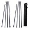 Tent Poles Beach Canopy Tarp Steel Rods for Camping Awning Fishing Sun Shelter Backyard Outdoor Shade Portable Support Stick