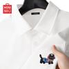 MINISO Men's Ice Silk Short-Sleeve Lapel Shirt