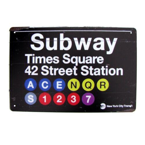 

Retro Metal NYC Times Square Sign New York City Man Cave Bar Pub DecorAluminum 30x40cm(11.8x15.7inch)
