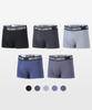 Michikoleondeonseupocheu Men'S Soft Cotton Black Elastic Waist Boxer Briefs