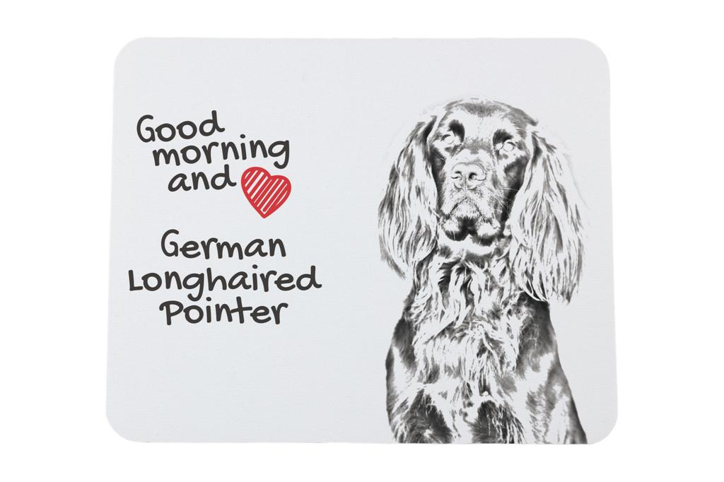 German Wirehaired Pointer I - mouse pad with print, personalized dog-themed mouse pad, unique gadget for an office worker by Art-Dog brand