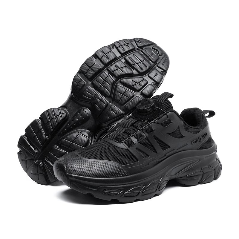 New Mens Outside Rotating Buckle Trekking And Running Shoes For Springtime Fall, Wear-Resistant And Slip-Resistant Athletic Shoes