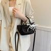 Geantă de mână retro pentru femei, geantă de umăr crossbody tote de culoare uni cu curea de umăr ajustabilă pentru navetă, petrecere, întâlniri