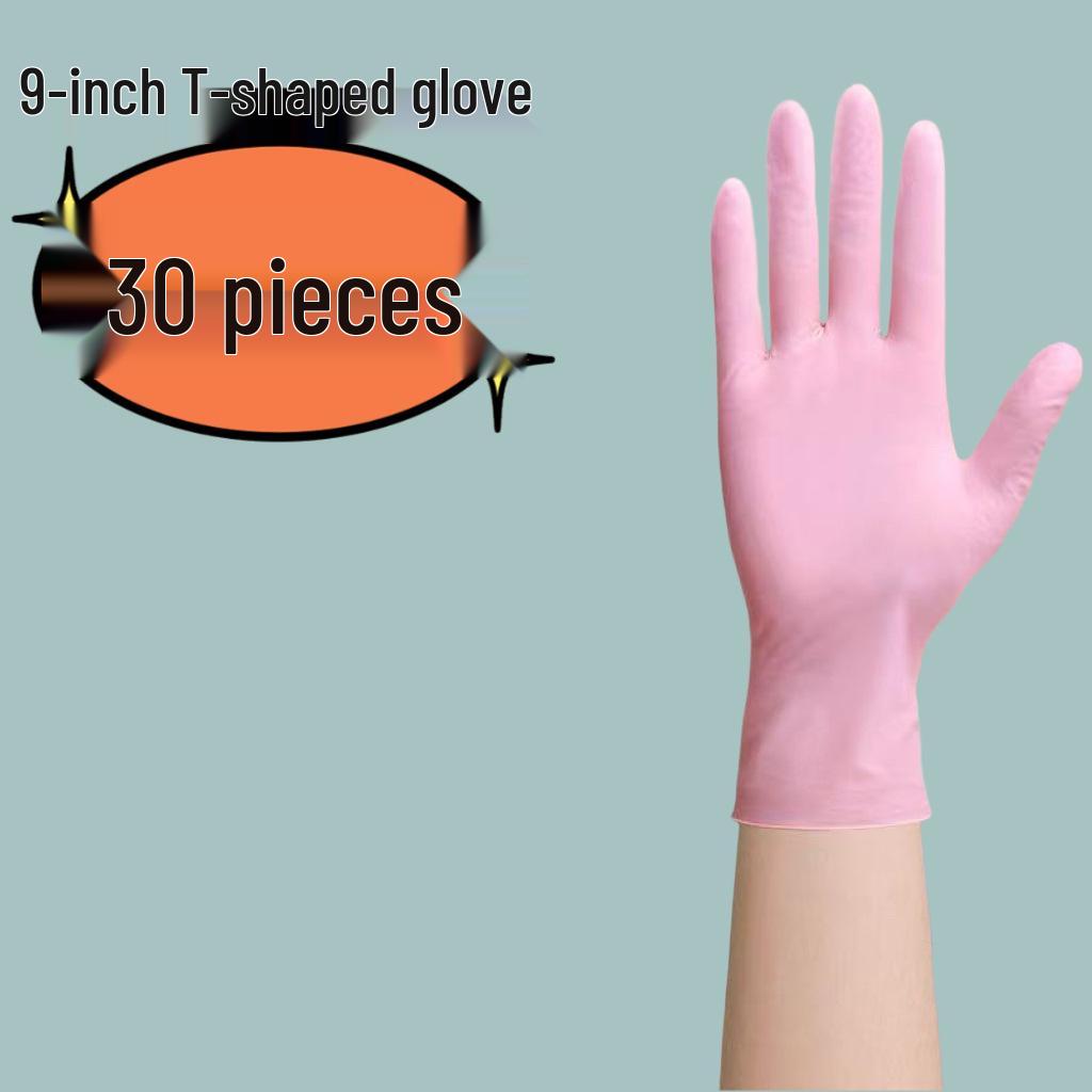 Extra Long & Thick Disposable Nitrile Gloves, Food Grade, Waterproof, Ideal for Dishwashing, Catering, and Household Cleaning.